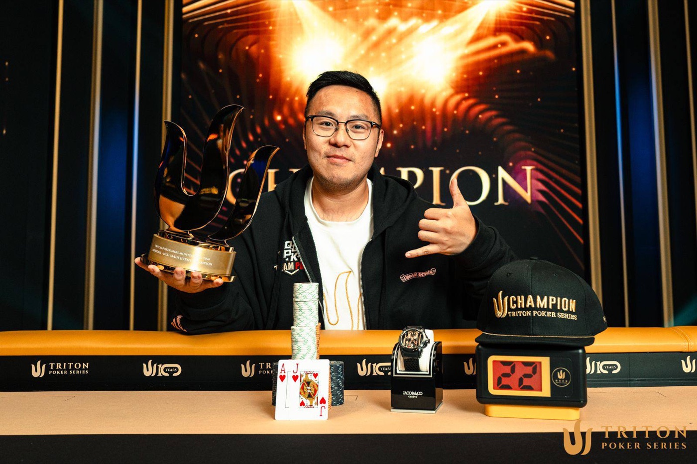Danny Tang, Hong Kong poker player in the Score8 Triton Montenegro feature