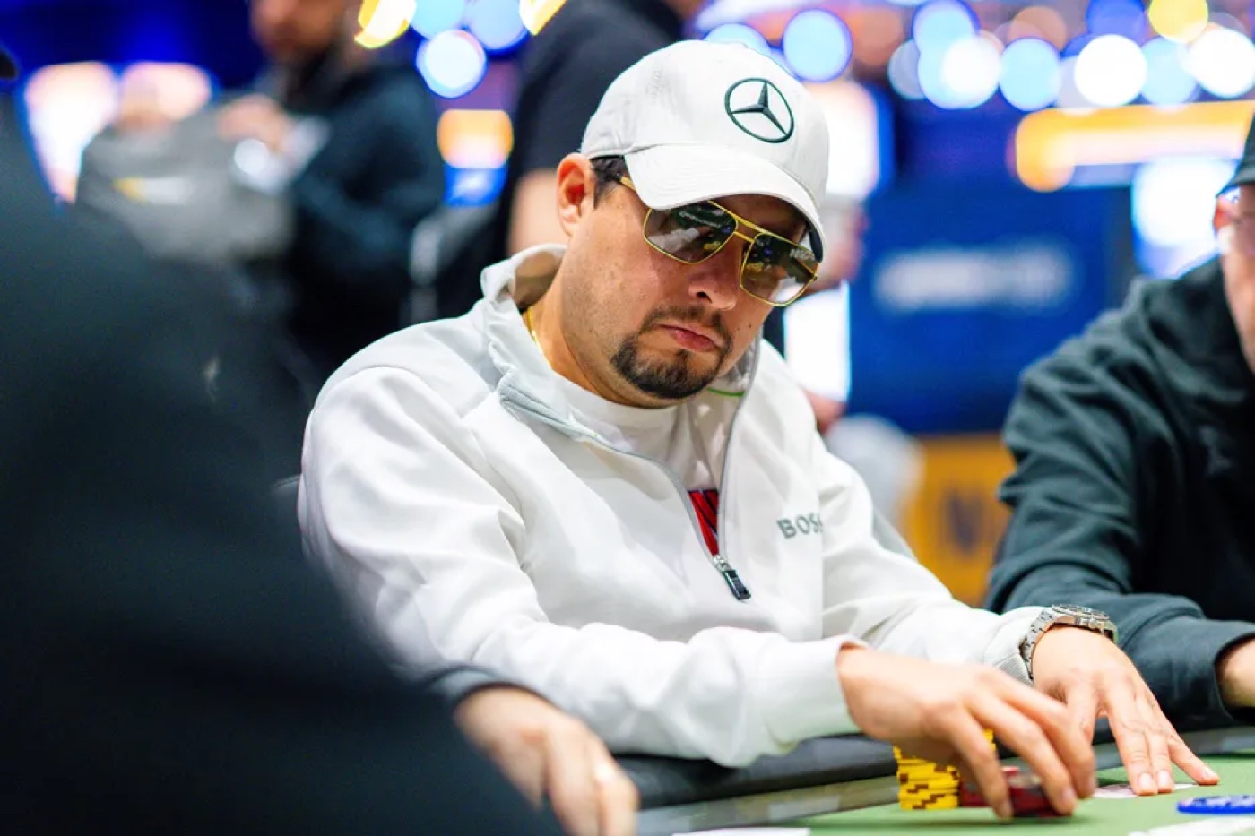 Gabriel Andrade, Ecuador poker player in the Score8 Triton Montenegro feature