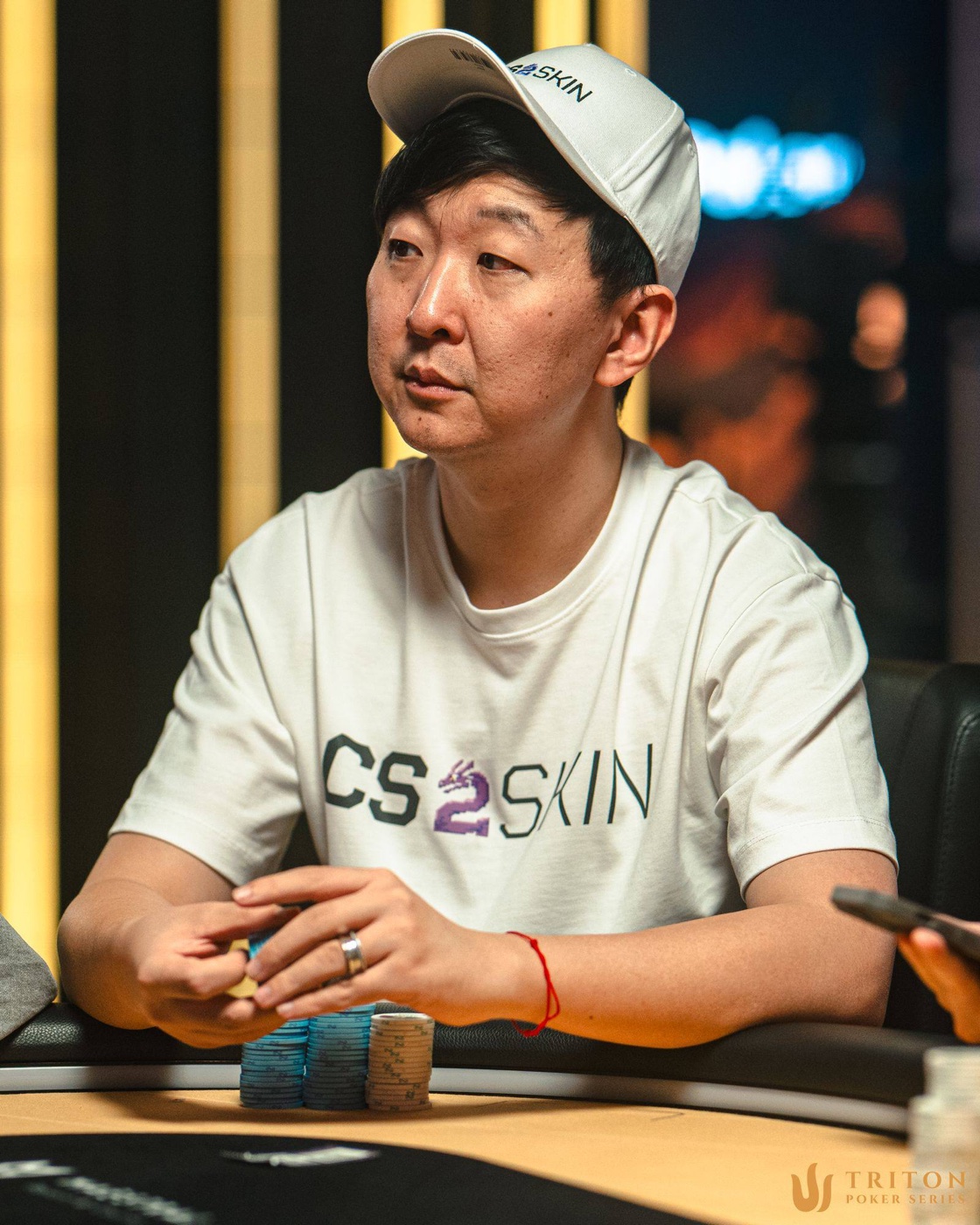 Rui Cao, France poker player in the Score8 Triton Montenegro feature