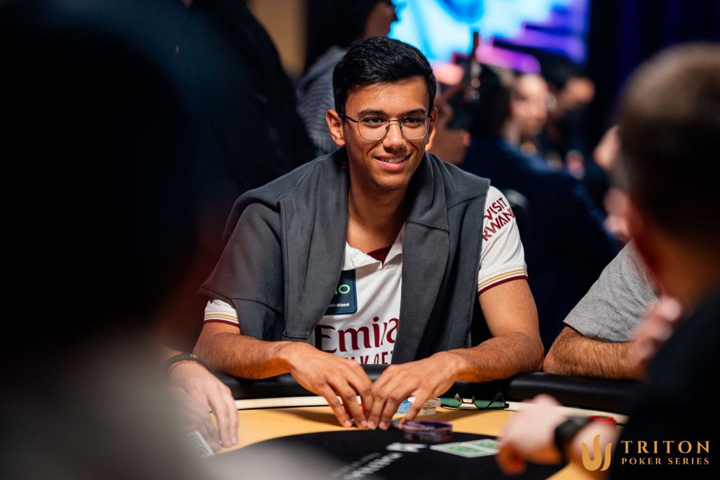Samuel Mullur, Austria poker player in the Score8 Triton Montenegro feature